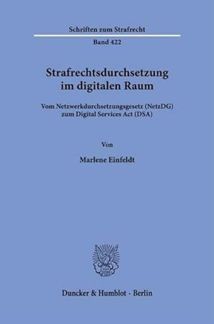 Imagen del vendedor de Strafrechtsdurchsetzung im digitalen Raum. a la venta por Rheinberg-Buch Andreas Meier eK