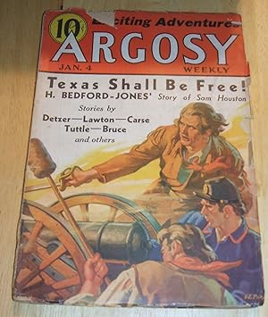 Imagen del vendedor de Argosy Weekly for January 4th, 1936 // The Photos in this listing are of the magazine that is offered for sale a la venta por biblioboy