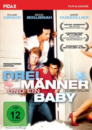 Image du vendeur pour Drei Mnner und ein Baby (Trois hommes et un couffin) - Remastered Edition / Die preisgekrnte franzsische Original-Kultkomdie (Pidax Film-Klassiker) mis en vente par Rheinberg-Buch Andreas Meier eK