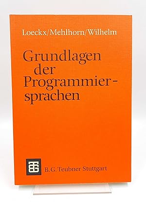 Bild des Verkufers fr Grundlagen der Programmiersprachen zum Verkauf von Antiquariat Smock