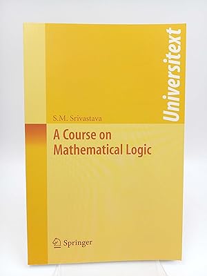 Bild des Verkufers fr A Course on Mathematical Logic zum Verkauf von Antiquariat Smock