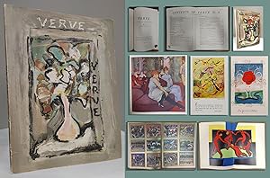 Seller image for VERVE, VOLUME 1, NUMBER 4 REVUE ARTISTIQUE ET LITTERAIRE PARAISSANT quatre fois par an. With Alfred Pellan ownership stamp for sale by TBCL The Book Collector's Library