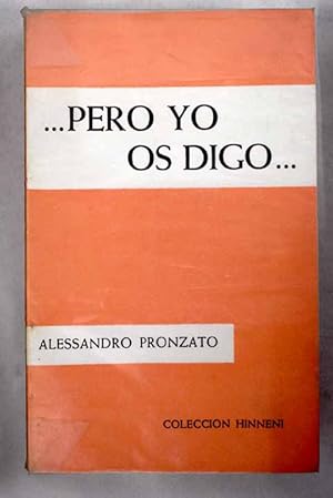 Seller image for Pero yo os digo for sale by Alcan Libros
