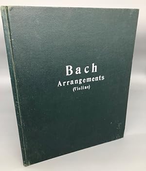 Sechs Sonaten für die Violine von Johann Sebastian Bach mit hinzugefügter Begleitung des Pianofor...