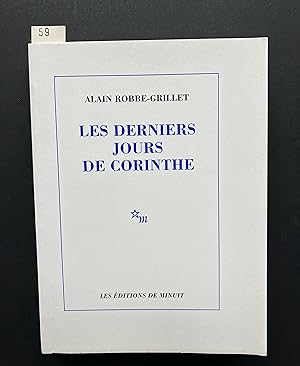 Les Derniers Jours de Corinthe [ NUMEROTé sur Vélin ]