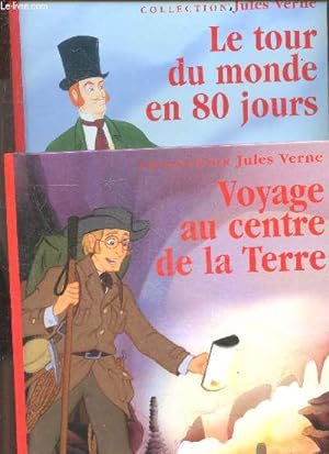 Image du vendeur pour Voyage au centre de la terre+ Le tour du monde en 80 jours - collection Jules Verne mis en vente par Le-Livre