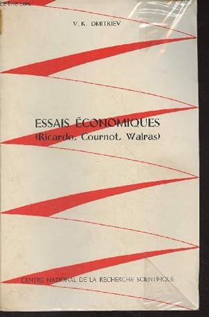 Seller image for Essais conomiques (Ricardo, Cournot, Walras) for sale by Le-Livre