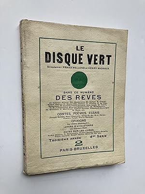 Le Disque Vert n° 2 : des Rêves