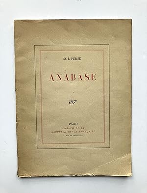 Anabase [ Exemplaire sur Vergél ]