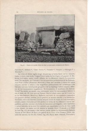 Imagen del vendedor de LAMINA V36970: Taula en el Telati de Dalt, Mahon a la venta por EL BOLETIN