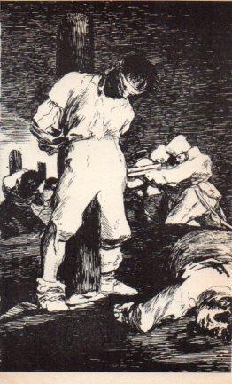 Bild des Verkufers fr LAMINA V36957: Y no hay remedio por Goya zum Verkauf von EL BOLETIN