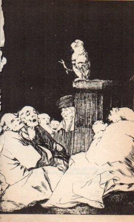 Bild des Verkufers fr LAMINA V36944: Que pico de oro por Goya zum Verkauf von EL BOLETIN