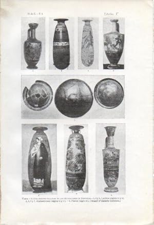 Imagen del vendedor de LAMINA V37011: Vasos y platos griegos de Ampurias a la venta por EL BOLETIN
