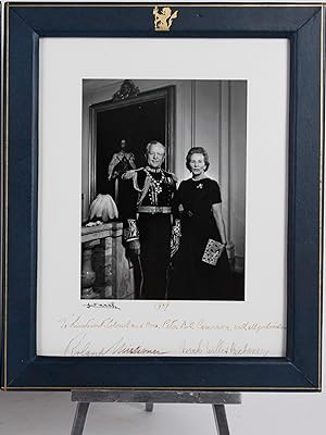 Seller image for Canadian Governor General ROLAND MICHENER and wife Norah Michener [SIGNED] for sale by Rare Photo Gallery