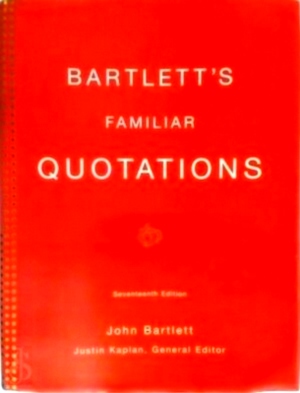 Seller image for Bartlett's Familiar Quotations Special Collection for sale by Collectors' Bookstore