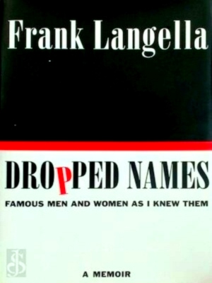 Imagen del vendedor de Dropped Names Famous Men and Women As I Knew Them Special Collection a la venta por Collectors' Bookstore