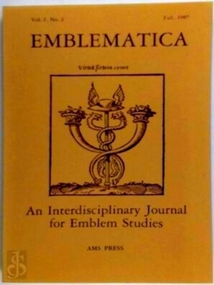 Image du vendeur pour Emblematica. Vol. 2 No. 2, Fall 1987 An Interdisciplinary Journal for Emblem Studies Special Collection mis en vente par Collectors' Bookstore