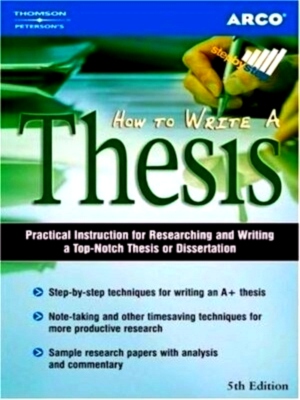 Image du vendeur pour How to Write a Thesis Special Collection mis en vente par Collectors' Bookstore