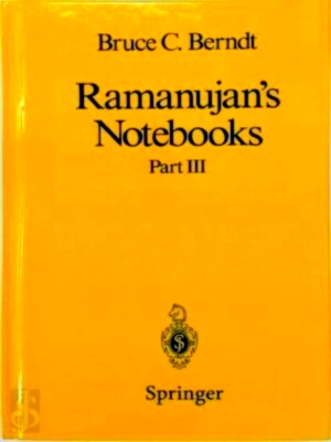 Seller image for Ramanujan's Notebooks - Part III Special Collection for sale by Collectors' Bookstore