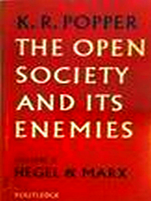 Seller image for The open society and its enemies; Vol. 2 Hegel & Marx Special Collection for sale by Collectors' Bookstore