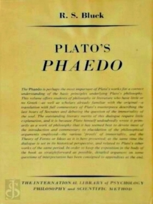 Seller image for Plato's Phaedo A translation of Plato's Phaedo with introduction, notes and appendices Special Collection for sale by Collectors' Bookstore