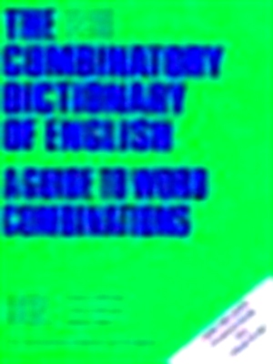 Immagine del venditore per The BBI combinatory dictionary of English a guide to word combinations Special Collection venduto da Collectors' Bookstore