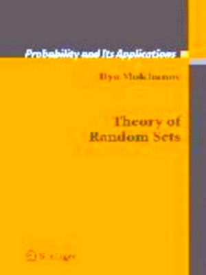 Seller image for Theory of Random Sets Published in association with the Applied Probaility Trust Special Collection for sale by Collectors' Bookstore