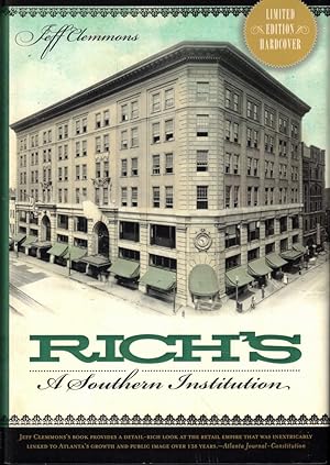 Bild des Verkufers fr Rich's: A Southern Institution zum Verkauf von Kenneth Mallory Bookseller ABAA