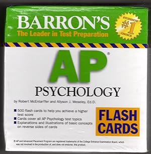 Barron's AP Psychology Flash Cards (Barron's: the Leader in Test Preparation)