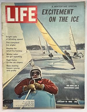 Life Magazine, January, 19, 1962. A Wintertime Special, Excitement On The Ice.