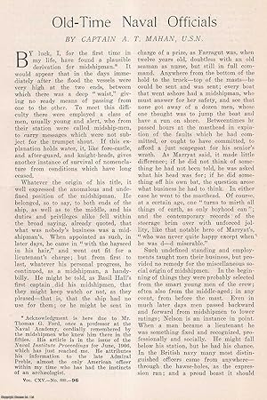 Image du vendeur pour Old-Time Naval Officials. This is an original article from the Harper's Monthly Magazine, 1907. mis en vente par Cosmo Books