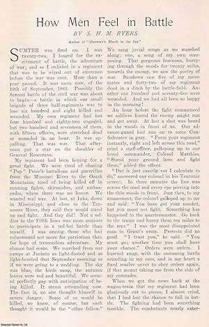 Seller image for How Men Feel in Battle. This is an original article from the Harper's Monthly Magazine, 1906. for sale by Cosmo Books