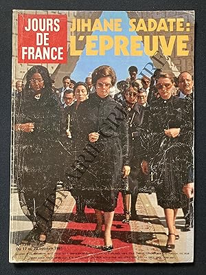 JOURS DE FRANCE-N°1398-DU 17 AU 23 OCTOBRE 1981-SADATE