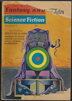 Image du vendeur pour The Magazine of FANTASY AND SCIENCE FICTION (F&SF): August, Aug. 1967 mis en vente par Books from the Crypt