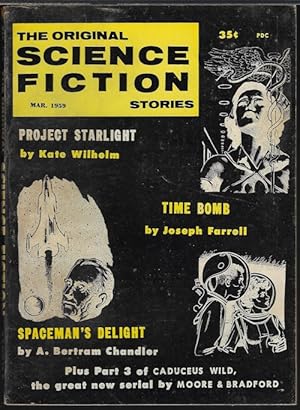 Imagen del vendedor de The Original SCIENCE FICTION Stories: March, Mar. 1959 ("Caduceus Wild") a la venta por Books from the Crypt