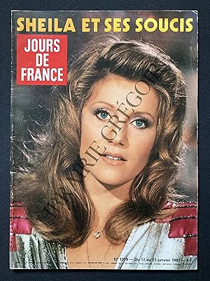 JOURS DE FRANCE-N°1359-DU 17 AU 23 JANVIER 1981-SHEILA