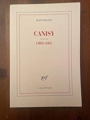 Imagen del vendedor de Canisy suivi de Chef-lieu a la venta por Librairie des Possibles