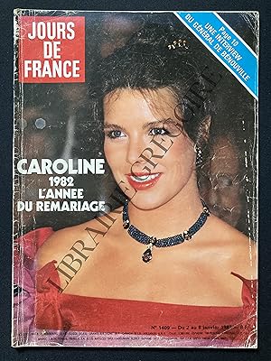 JOURS DE FRANCE-N°1409-DU 2 AU 8 JANVIER 1982-CAROLINE GRIMALDI