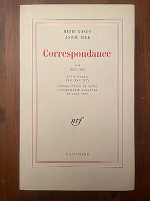 Imagen del vendedor de Correspondance Tome 2, 1904-1944 a la venta por Librairie des Possibles