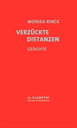 Bild des Verkufers fr Verzckte Distanzen: Gedichte (Lyrik Edition. Stiftung Niedersachsen) zum Verkauf von Versandantiquariat Felix Mcke