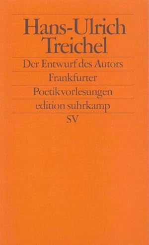 Seller image for Der Entwurf des Autors for sale by Versandantiquariat Felix Mcke