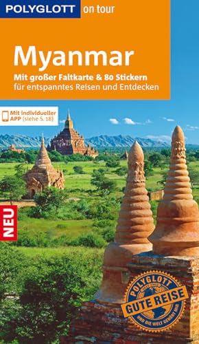 Bild des Verkufers fr POLYGLOTT on tour Reisefhrer Myanmar: Mit groer Faltkarte, 80 Stickern und individueller App zum Verkauf von Versandantiquariat Felix Mcke