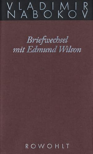 Seller image for Briefwechsel mit Edmund Wilson: 1940 - 1971 for sale by Versandantiquariat Felix Mcke
