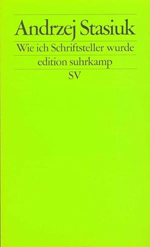 Bild des Verkufers fr Wie ich Schriftsteller wurde: Versuch einer intellektuellen Autobiographie (edition suhrkamp) zum Verkauf von Versandantiquariat Felix Mcke