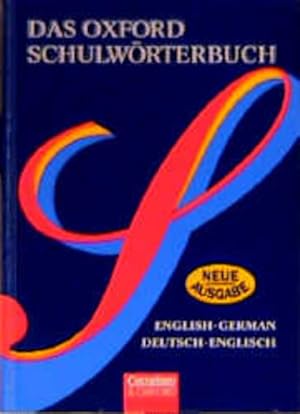 Seller image for Das Oxford Schulwrterbuch - Alte Ausgabe: Wrterbuch: Flexibler Kunststoff-Einband for sale by Versandantiquariat Felix Mcke