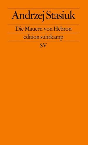 Bild des Verkufers fr Die Mauern von Hebron (edition suhrkamp) zum Verkauf von Versandantiquariat Felix Mcke