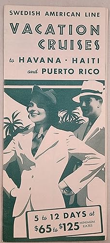 Seller image for Vacation Cruises to Havana, Haiti and Puerto Rico for sale by WellRead Books A.B.A.A.