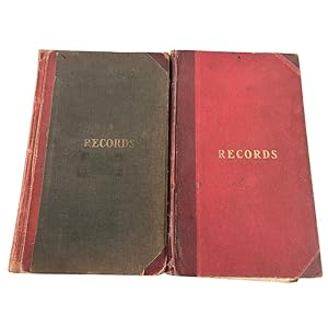 1919-1936 Set of Significant Ledgers of the Improved Order of Red Men Midland, Maryland Tioga Tri...