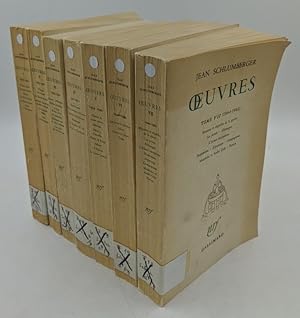 Immagine del venditore per Oeuvres - 7 volumes [tomes] : 1. 1903 - 1912 / 2. 1913 - 1922 / 3. 1923 - 1930 / 4. 1931 - 1934 / 5. 1934 - 1940 / 6. 1940 - 1944 / 7. 1944 - 1961. venduto da Antiquariat Thomas Haker GmbH & Co. KG