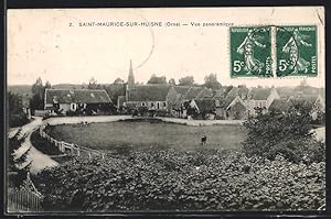 Carte postale Saint-Maurice-sur-Huisne, Vue panoramique